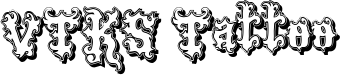 VTKS Tattoo font